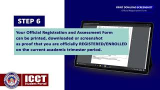 ICCT Colleges Official Registration Form ORF [upl. by Doss]