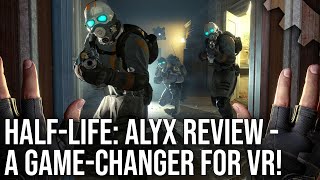 HalfLife Alyx  The Digital Foundry Tech Review  A GameChanger for VR [upl. by Fridell]