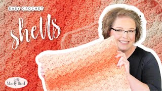 Easy Crochet Shell Stitch 🌟BONUS MATERIAL🌟  Free Shell Stitch Baby Blanket Pattern [upl. by Romona688]