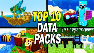 Top 10 Best Minecraft Data Packs Now [upl. by Hutt]