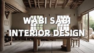 WABI SABI INTERIOR DESIGN✅ [upl. by Hpotsirhc32]