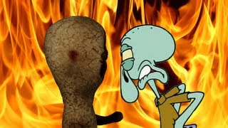 Squidward and SCP173 [upl. by Annayk]