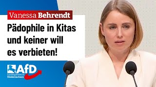 Pädophile in Kitas und keiner will es verbieten – Vanessa Behrendt AfD [upl. by Aramat790]