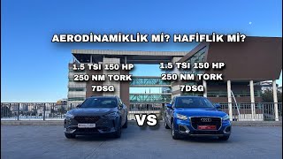 Audi Q2 35 TFSI VS Cupra Formentor 15 TSI 150 HP DSG  Performans Ve Hızlanma Testi işbirliği [upl. by Amena227]