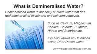 What is Demineralised Water Is it Different to Distilled Water [upl. by Field]