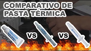 Comparativo de Pasta Térmica Implastec vs Ultra Ice vs Thermal Silver [upl. by Elah52]