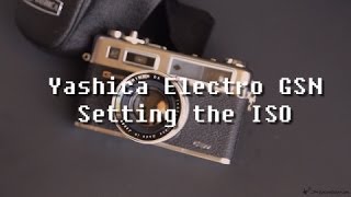 Yashica Electro 35 GSN Setting the ISO [upl. by Alul874]