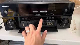 How To Factory Reset Pioneer VSXLX70 AV Receiver [upl. by Ariella]