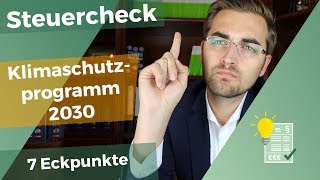 Eckpunkte für das Klimaschutzprogramm 2030 – steuerliche Bewertung [upl. by Collar]