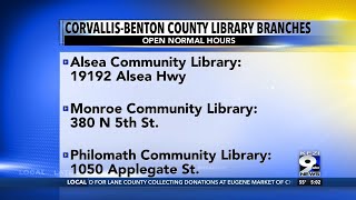 Corvallis Library branches to remain open while main building is closed [upl. by Kendall481]