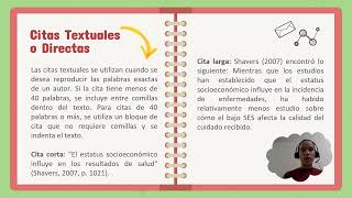 ANALISIS DE LA CITA DE LA NORMA APA 7MA EDICION [upl. by Araem]