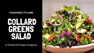 How To Make A Healthy amp Delicious Collard Greens Salad [upl. by Levi]