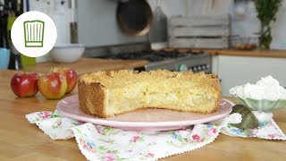 Apfelkuchen mit Streuseln  Chefkochde [upl. by Ingaberg]