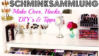 SCHMINKSAMMLUNG 2015  HACKS DIY AUSSORTIEREN amp TIPPS  KindOfRosy [upl. by Artekal782]