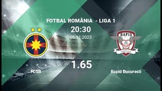 FCSB vs FC Rapid București  Superliga  05112023  COMENTARIU LIVE [upl. by Farand]