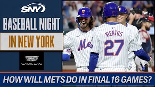 Can the Mets earn their way into the postseason with a difficult 16game schedule remaining  SNY [upl. by Barbabra]