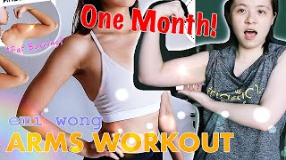 I Tried Emi Wongs BEST Standing Arm Workout For 30 Days \\ JQLeeJQ [upl. by Ahsinev]