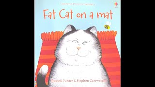 Fun Phonics ReadAloud quotFat Cat on a Matquot  Learn Rhyming Words amp Letter Sounds [upl. by Zenitram134]