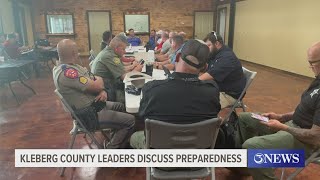 Kleberg County leaders discuss hurricane preparedness [upl. by Lefty]