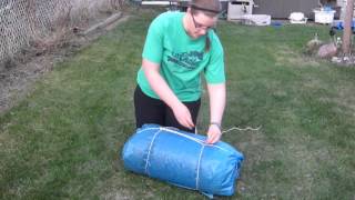 Guiding Traditions How to tie a Bedroll [upl. by Bushweller]