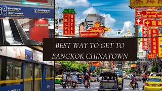 How to get to Bangkok Chinatown by Subway MRT  July 2022 [upl. by Odnalor]