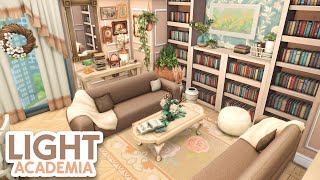 Light Academia Apartment  The Sims 4 Speed Build Apartment Renovation [upl. by Reid]