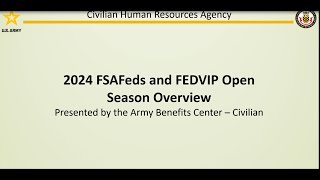 ABCC Federal Benefits Open Season MiniSession FEDVIP amp FSAFeds Overview [upl. by Klockau]