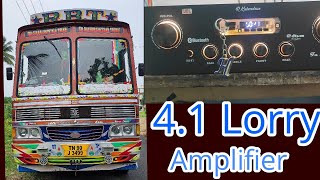 41 Amplifier for lorry 24volt 24volt 41 amplifier  ashokleyland long Bass Amplifier for lorry [upl. by Teufert]