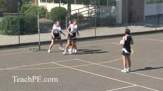 Netball Defence Circle Defence with Communication [upl. by Auos]