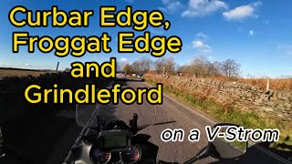 Peak District Ride  Curbar amp Froggat Edge and Grindleford [upl. by Aneret]