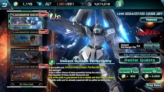 Unicorn Gundam Perfectibility  Gacha gundam gundamuc [upl. by Frederic117]