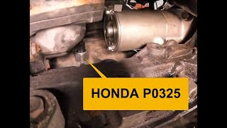 How To Fix HONDA P0325 Knock Sensor 1 Circuit Malfunction Bank 1 or Single Sensor [upl. by Analahs]