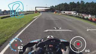 GoKart  Styria Karting Kalsdorf  Fastest Lap with telemetry [upl. by Eitsim661]