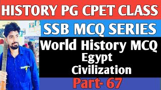 Part  2 Egypt Civilization MCQ Question History CPET Class SSB MCQ Series World History SSB [upl. by Assirrac]