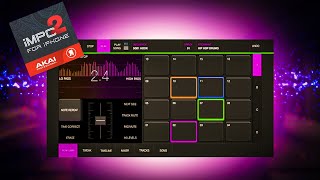 Akai iMPC Pro 2 First Awsome beat video on the Iphone 14 [upl. by Blumenthal]