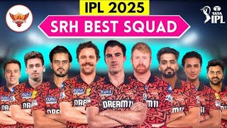 IPL auction 2025 mega auction sunrisers Hyderabad me squard 2025 IPL SRH squad new final squard [upl. by Eimyaj819]