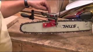 Sharpening your chain saw [upl. by Hartzell]