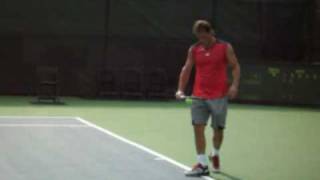 David Nalbandian Practice In Washington 073010 [upl. by Otis]