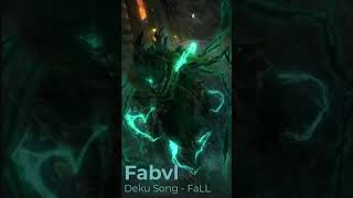 Fall by Fabvl Deku MHA Song [upl. by Adnohryt]