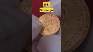 The famous gold Sovereign This one is from 1981 coins gold sovereign [upl. by Bidget]