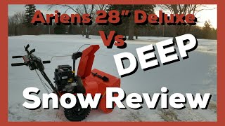 Ariens 28quot Deluxe Deep Snow Review [upl. by Fujio]