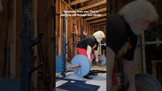 Barbell Rows 135 lbs 3rd set funny [upl. by Ase]