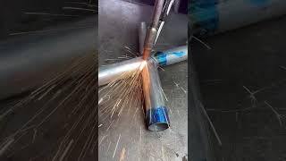 Handheld Laser Welder for Galvanized Pipes  No Slag No Splatter Welding [upl. by Staci]