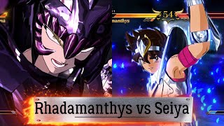 English sub Saint Seiya Soldiers Soul  Rhadamanthys vs Seiya New Bronze Cloth 5 Round [upl. by Gomez]