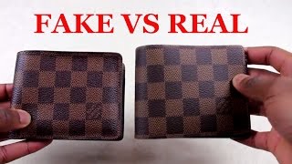 How To Spot a Replica Louis Vuitton Wallet  REAL VS FAKE Louis Vuitton Multiple Wallet [upl. by Hawken]