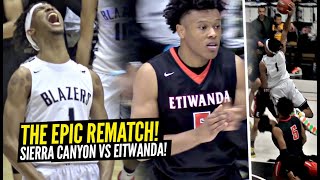 Sierra Canyon vs Etiwanda EPIC REMATCH Ended W CRAZY GAME WINNER In Regional Finals [upl. by Court]