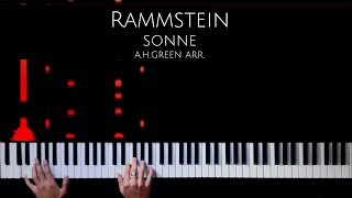 Rammstein Sonne piano covertutorial [upl. by Atsahs]