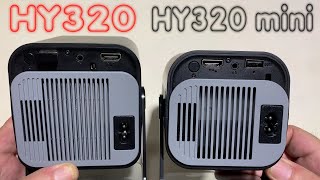 HY320 mini Vs HY320 Image Test Projectors [upl. by Jonna898]