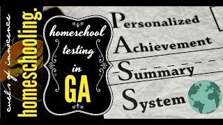 ╰☆╮HOMESCHOOLING In GA How Simple Is It Testing Info  Uncaged Learning [upl. by Nnilsia]