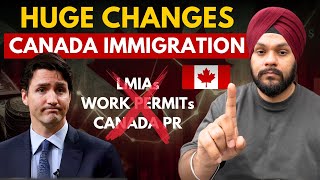 BIG CHANGES in 🇨🇦CANADA Immigration  NO LMIA amp Work Permits for Immigrants [upl. by Lleuqram562]